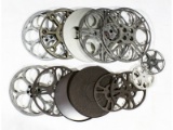 11 Assorted Movie Projector Film Reels