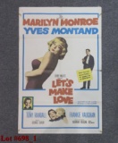 Marilyn Monroe Let's Make Love Movie Poster