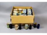 Lot of 100 Assorted Edison Phonograph Cylinders