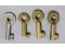 Railroad Switch Keys (4)