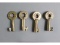 Railroad Switch Keys (4)