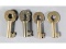 Railroad Switch Keys (4)