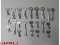 Railroad Steel Hallow Barrel Switch Keys (22)