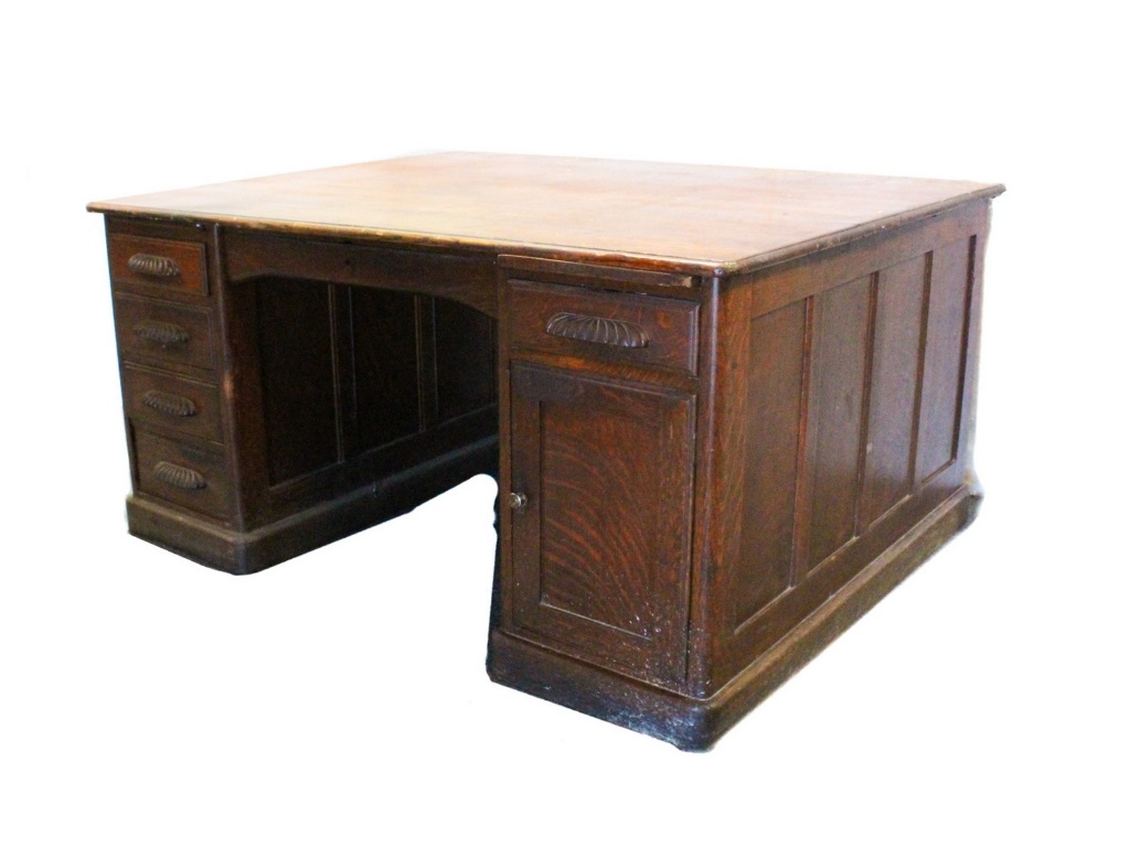 antique railroad station desk