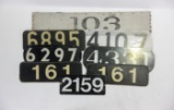 Railroad Equipment ID Numbers Signs (8)