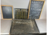 Railroad Chalkboards (4)