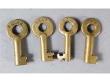 Railroad Switch Keys (4)