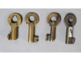 Railroad Switch Keys (4)