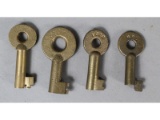 Railroad Switch Keys (4)