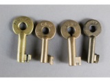 Railroad Switch Keys (4)