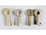 Railroad Switch Keys (4)