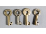 Railroad Switch Keys (4)