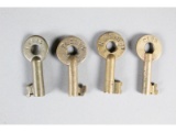 Railroad Switch Keys (4)