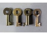 Railroad Switch Keys (4)