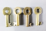 Railroad Switch Keys (4)