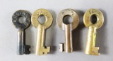 Railroad Switch Keys (4)