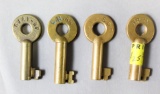 Railroad Switch Keys (4)