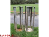 Direct Burial Steel Railroad Signal Bases (2)