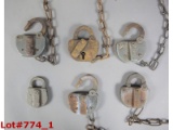 Railroad Steel Switch Locks NO Keys(6)