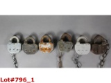 Railroad Steel Switch Locks NO Keys(6)