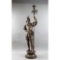 Spelter White Metal Statue