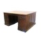 Railroad Station Oak Partner Desk