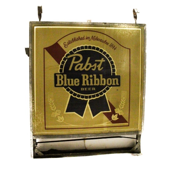 Pabst Blue Ribbon Outdoor Lighted Sign
