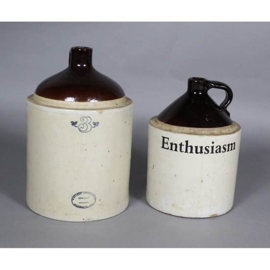 Western Stoneware 2 & 3 Gallon Jugs (2)