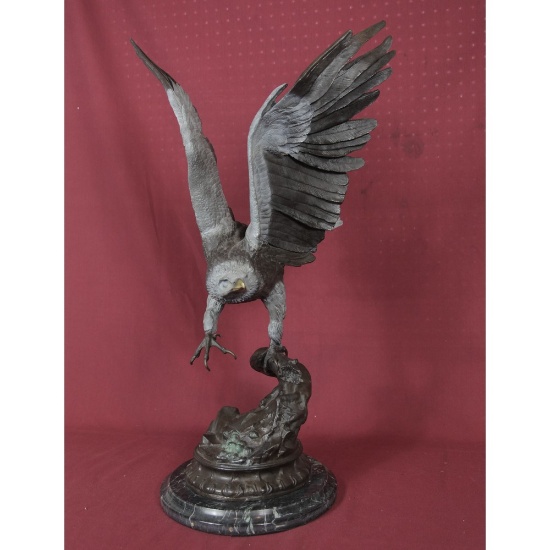Bronze Eagle Statue