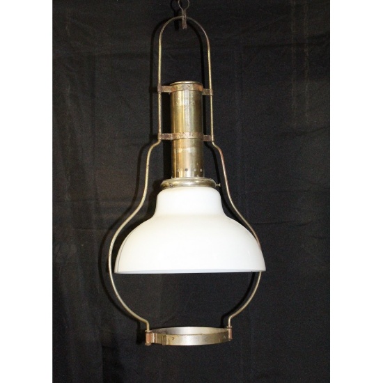Antique Kerosene Hanging Lamp Fixture
