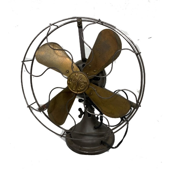 General Electric Brass Blade Fan