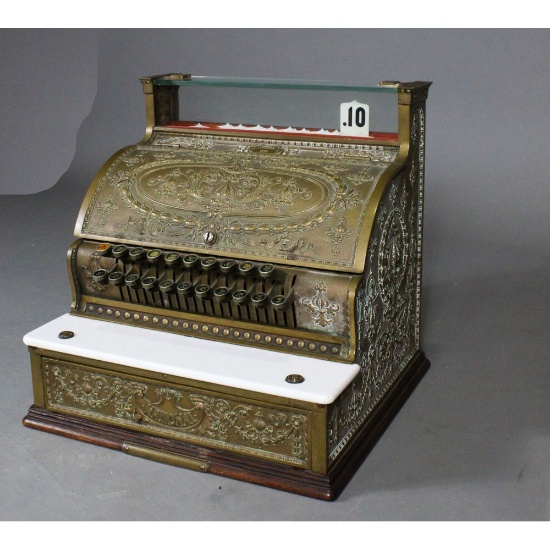 Brass Cash Register National 333