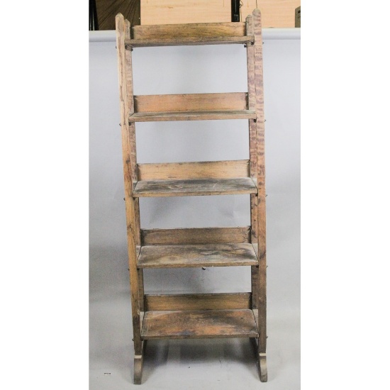 Country Store Wood Bread Rack & Box