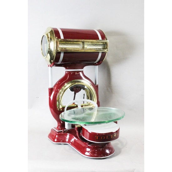 Vintage Toledo Countertop Barrel Scale