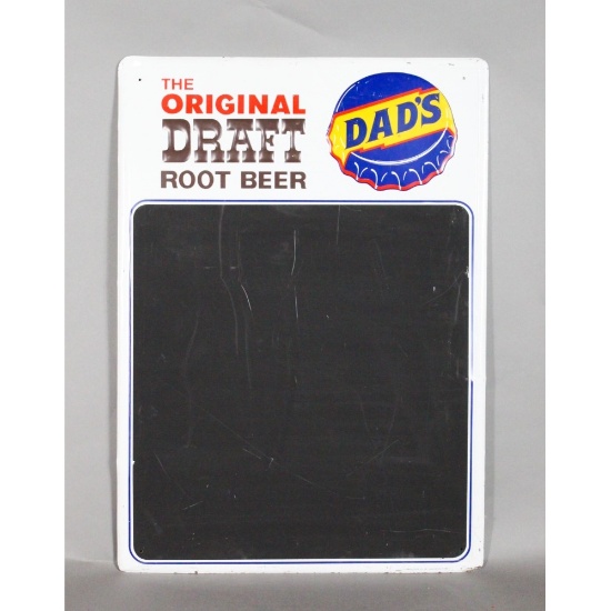"Dad's" Root Beer Vintage Menu Chalkboard Sign