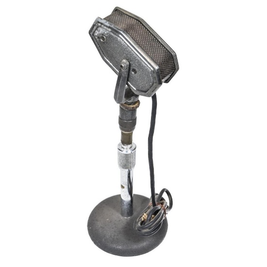 Ribbon Microphone on Atlas Desk Stand