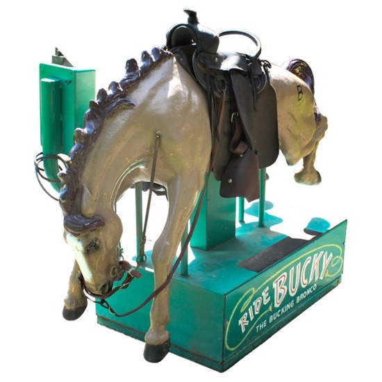 "Bucky" The Bucking Bronco Coin Op Kiddie Ride
