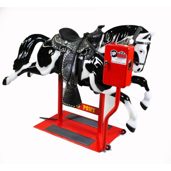 Hawkins Rodeo Horse Coin Op Kiddie Ride - RARE