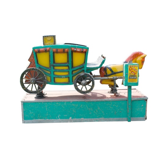 Vintage Stage Coach Kiddie Ride