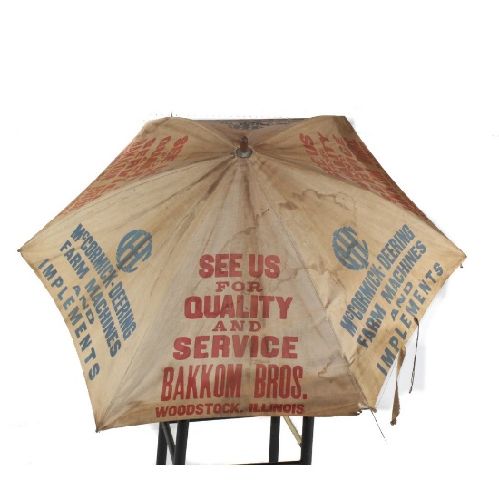 McCormick-Deering Advertising Umbrella