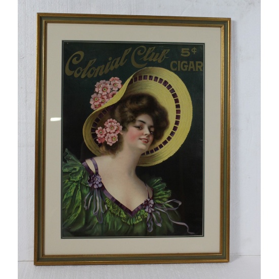 Colonial Club Cigar Advertising
