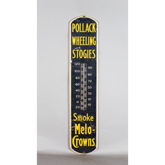 "Pollack Wheeling Stogies" Thermometer