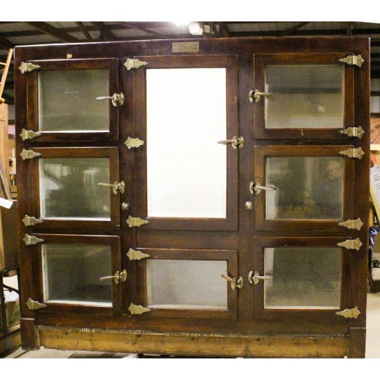 Country Store 8 Door "Lig-o-Nier" Oak Ice Box