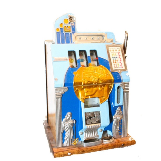 Mills Golden Bell "Roman Head" Slot Machine