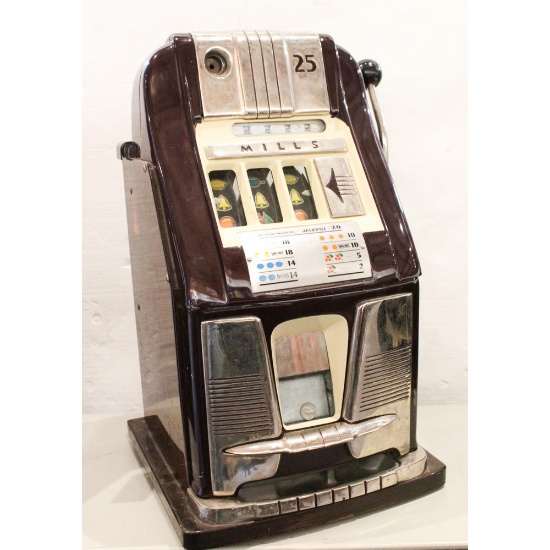 Mills 25¢ High Top Jackpot Slot Machine