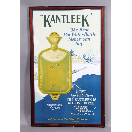 Vintage Country Store "Kantleek" Water Bottle Sign