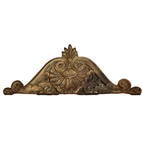 Pair Bronze Exterior Door Pediments (2)