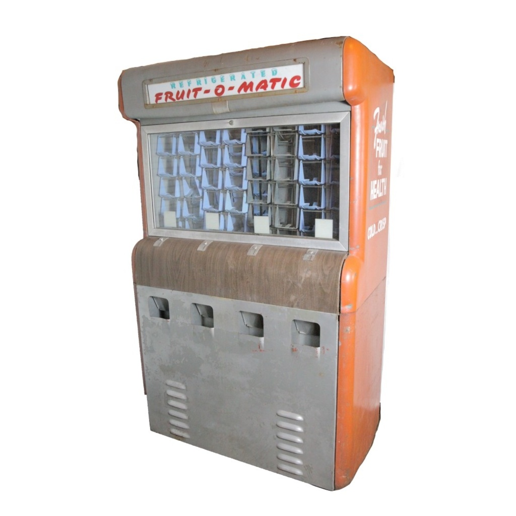 Fruit-O-Matic Coin Op Fresh Fruit Merchandiser | Art, Antiques &  Collectibles Collectibles Vintage Arcade & Coin-Op Machines Vintage Arcade  Games | Online Auctions | Proxibid