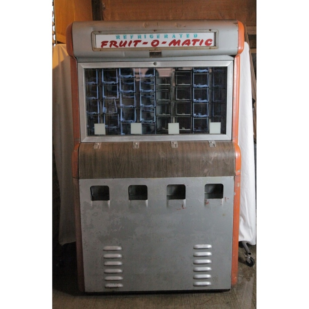 Fruit-O-Matic Coin Op Fresh Fruit Merchandiser | Art, Antiques &  Collectibles Collectibles Vintage Arcade & Coin-Op Machines Vintage Arcade  Games | Online Auctions | Proxibid