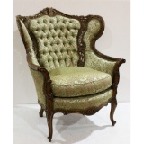 Vintage Victorian Ornate Parlor Chair